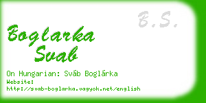 boglarka svab business card